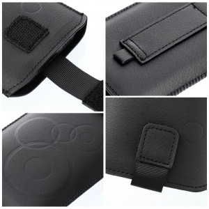 Калъф тип джоб FORCELL Deko - Samsung Galaxy J3 2017 / Note10 / S10 / Sony Xperia Z3 / Z4 / Z5 / Huawei P9 / P9 Lite / P30 черен - Img 8
