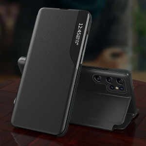 Калъф тип книга от еко кожа Eco - Samsung Galaxy S24 Ultra черен - Img 5