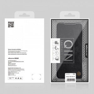 Калъф тип книга от еко кожа NILLKIN Qin - Samsung Galaxy A22 кафяв - Img 6