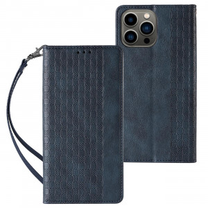 Калъф тип книга с връзка Magnet Strap - Samsung Galaxy S23+ син - Img 1