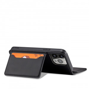 Калъф тип книга с външен джоб Magnet Card - Samsung Galaxy S23+ черен - Img 3