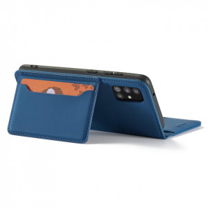 Калъф тип книга с външен джоб Magnet Card - Xiaomi Redmi Note 11 Pro / 11 Pro 5G / 11E Pro 5G син - Img 9