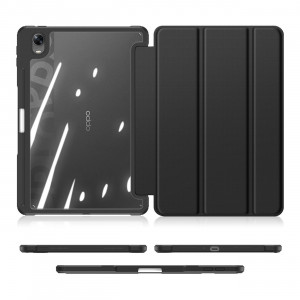 Калъф тип книга с място за стилус и Smart Sleep функция Dux Ducis Toby - Oppo Pad черен - Img 3