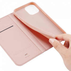 Калъф тип книга DUX DUCIS Skin Pro - iPhone 13 Pro Max розов - Img 8