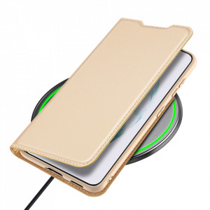 Калъф тип книга DUX DUCIS Skin Pro - Samsung Galaxy S22+ златист - Img 7