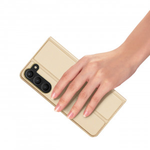 Калъф тип книга DUX DUCIS Skin Pro - Samsung Galaxy S23+ златист - Img 7