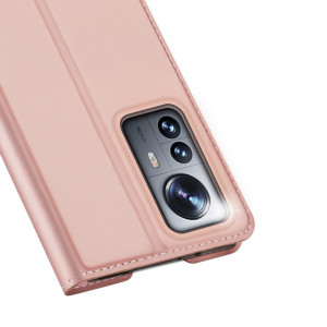 Калъф тип книга DUX DUCIS Skin Pro - Xiaomi 12 Pro / 12S Pro розов - Img 3