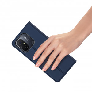 Калъф тип книга DUX DUCIS Skin Pro - Xiaomi Poco C55 / Redmi 12C син - Img 7