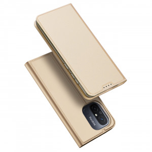 Калъф тип книга DUX DUCIS Skin Pro - Xiaomi Poco C55 / Redmi 12C Cover златист - Img 1