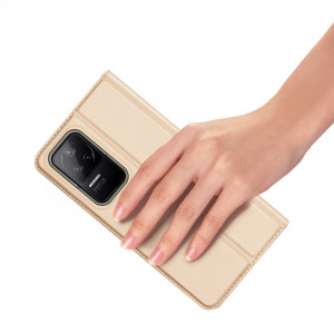 Калъф тип книга DUX DUCIS Skin Pro - Xiaomi Poco F4 златист - Img 7