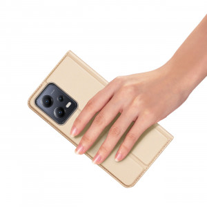 Калъф тип книга DUX DUCIS Skin Pro - Xiaomi Poco X5 / Redmi Note 12 златист - Img 7