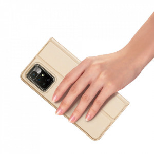 Калъф тип книга DUX DUCIS Skin Pro - Xiaomi Redmi 10 / 10 2022 / Note 11 4G златист - Img 7