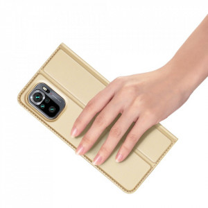Калъф тип книга DUX DUCIS Skin Pro - Xiaomi Redmi Note 10 / 10s златист - Img 8
