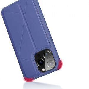 Калъф тип книга DUX DUCIS Skin X - iPhone 13 Pro син - Img 8