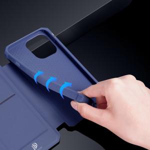 Калъф тип книга DUX DUCIS Skin X - iPhone 13 Pro син - Img 11