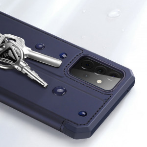 Калъф тип книга DUX DUCIS Skin X - Samsung Galaxy A72 син - Img 15