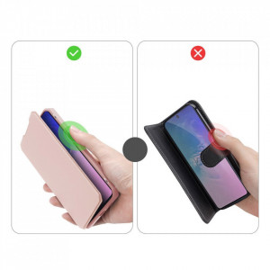 Калъф тип книга DUX DUCIS Skin X - Samsung Galaxy S10 Lite розов - Img 10