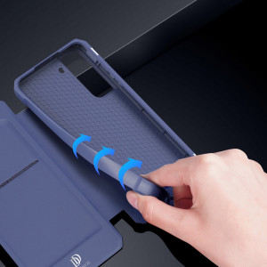 Калъф тип книга DUX DUCIS Skin X - Samsung Galaxy S22+ син - Img 10
