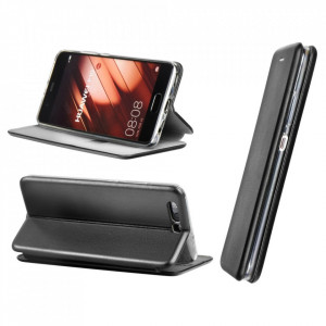 Калъф тип книга FORCELL Elegance - iPhone 12 mini черен - Img 5