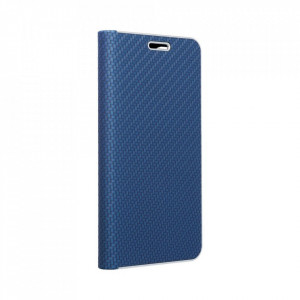 Калъф тип книга FORCELL Luna Carbon - Xiaomi Redmi Note 9T син - Img 1