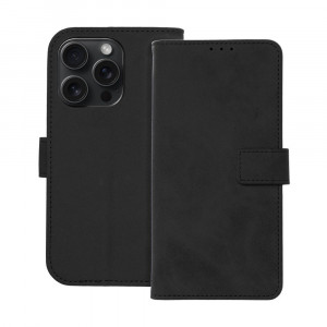 Калъф тип книга FORCELL Tender - iPhone 15 Pro черен - Img 2