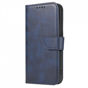 Калъф тип книга Magnet Elegant - Samsung Galaxy A03s син - Img 2