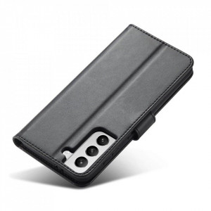 Калъф тип книга Magnet Elegant - Samsung Galaxy S22+ черен - Img 2
