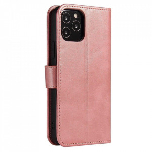 Калъф тип книга Magnet Elegant - Xiaomi Poco M4 Pro 5G розов - Img 3