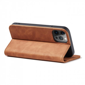 Калъф тип книга Magnet Fancy - iPhone 12 Pro Max кафяв - Img 10