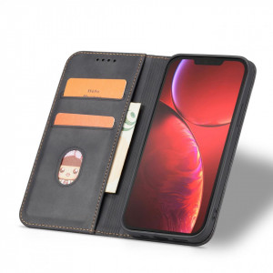 Калъф тип книга Magnet Fancy - iPhone 13 Pro Max черен - Img 4