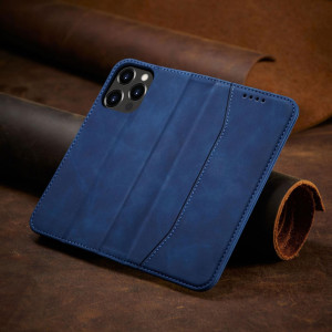 Калъф тип книга Magnet Fancy - iPhone 14 Pro син - Img 8
