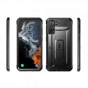 Калъф 360° със стойка и клипс SUPCASE Unicorn Beetle Pro - Samsung Galaxy S22+ черен - Img 2