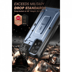 Калъф 360° със стойка и клипс SUPCASE Unicorn Beetle Pro - Samsung Galaxy A53 5G тъмносин - Img 2