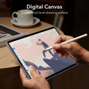 Магнитен гъвкав протектор ESR PAPER FEEL - iPad Pro 11" (2nd gen 2020) / Pro 11" (3rd gen 2021) / Pro 11" (4th gen 2022) / Air 10.9" (4th gen 2020) / (5th gen 2022) прозрачен мат - Img 3