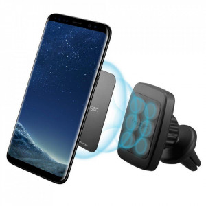 Магнитна стойка за телефон за вентилационен отвор SPIGEN H12 черна - Img 9