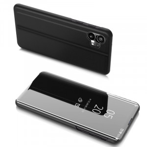 Огледален калъф тип книга Clear View - Nothing Phone 1 черен
