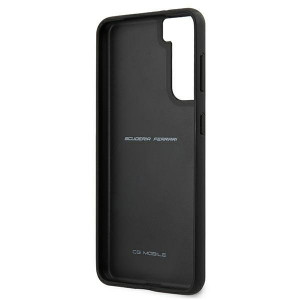 Оригинален гръб от естествена кожа FERRARI Off Track Leather Nylon Stripe FEOSIHCS21MBK - Samsung Galaxy S21+ 5G черен - Img 7