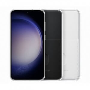 Оригинален гръб със сменяема пластина с джоб за карта SAMSUNG Frame (EF-MS916CBEGWW) - Samsung Galaxy S23+ черен - Img 8