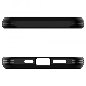 Оригинален гръб със стойка SPIGEN Tough Armor - iPhone 12 / 12 Pro черен - Img 17