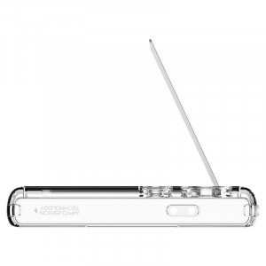 Оригинален гръб със стойка SPIGEN Ultra Hybrid S - Samsung Galaxy S24 Ultra прозрачен - Img 6