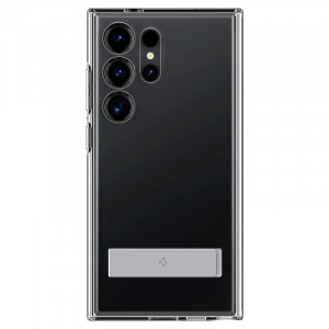 Оригинален гръб със стойка SPIGEN Ultra Hybrid S - Samsung Galaxy S24 Ultra прозрачен - Img 16