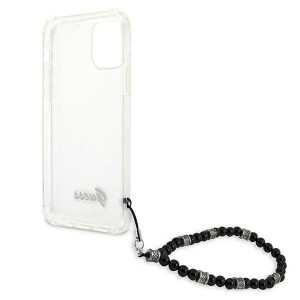 Оригинален гръб с гривна GUESS черен Pearl GUHCP12LKPSBK - iPhone 12 Pro Max прозрачен - Img 7