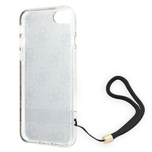 Оригинален гръб с гривна GUESS 4G Print Strap GUOHCI8H4STW - iPhone 7 / 8 / SE (2nd gen) / SE (3rd gen) кафяв - Img 7
