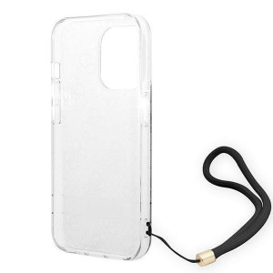 Оригинален гръб с гривна GUESS 4G Print Strap GUOHCP14LH4STK - iPhone 14 Pro черен - Img 6