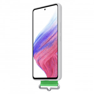 Оригинален гръб с каишка SAMSUNG Strap Silicone (EF-GA536TWEGWW) - Samsung Galaxy A53 5G бял - Img 7
