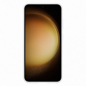 Оригинален гръб с лентов държач SAMSUNG Silicone Grip (EF-GS911TWEGWW) - Samsung Galaxy S23 бял - Img 2