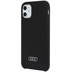Оригинален гръб AUDI Silicone AU-LSRIP11-Q3 / D1-BK - iPhone 11 черен - Img 3