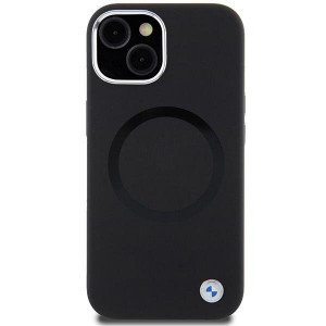 Оригинален гръб BMW Signature Liquid Silicone MagSafe - iPhone 15 Plus черен - Img 3