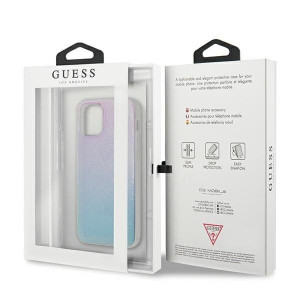 Оригинален гръб GUESS 3D Pattern GUHCP12S3D4GGBP - iPhone 12 mini розов / син - Img 8