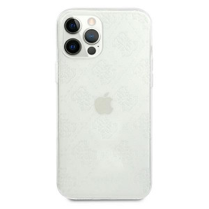Оригинален гръб GUESS 4G 3D Pattern GUHCP12M3D4GTR - iPhone 12 / 12 Pro прозрачен - Img 3